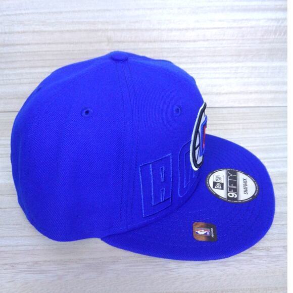 NBA LA Clippers New Era Royal Official Team Color 9FIFTY Snapback Hat Adult - Picture 2 of 7